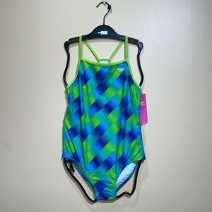 NWT Speedo Girl’s One Piece Swim Suit